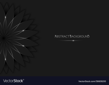 abstract black background with flower abstract black background with flower