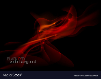 Abstract black red vector image Abstract black red vector image