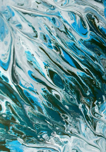 Abstract Blue and White Fluid Art Abstract Blue and White Fluid Art