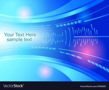 Abstract blue background vector image