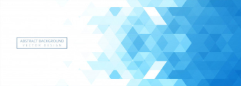 Abstract blue geometric banner Free Vector Abstract blue geometric banner Free Vector