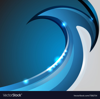 Abstract blue line vector image Abstract blue line vector image