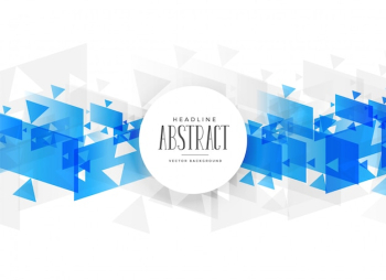 Abstract blue shapes on white background Abstract blue shapes on white background