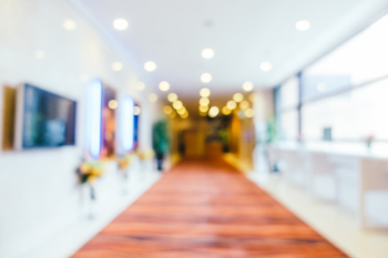 Abstract blur and defocused hotel and lobby interior Abstract blur and defocused hotel and lobby interior