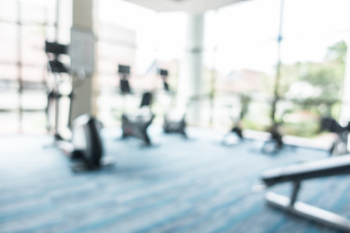 Abstract blur fitness and gym room Abstract blur fitness and gym room