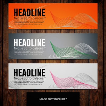 Abstract business banner Abstract business banner