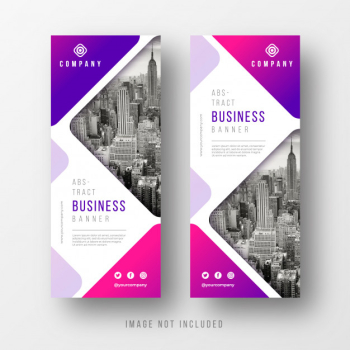 Abstract business banner templates Abstract business banner templates