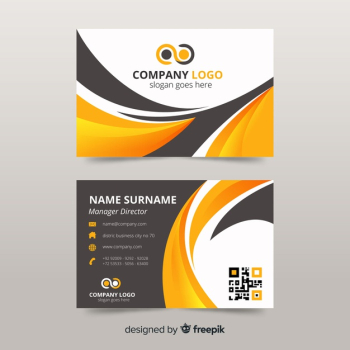 Abstract business card template