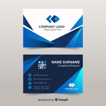 Abstract business card template