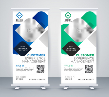 Abstract business professional roll up banner design Abstract business professional roll up banner design
