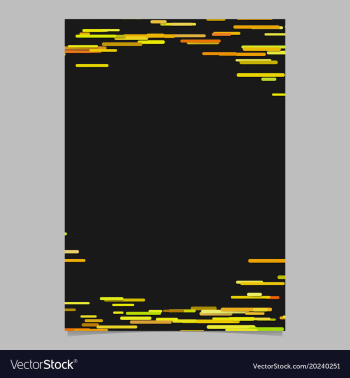 Abstract chaotic horizontal stripe design vector image Abstract chaotic horizontal stripe design vector image