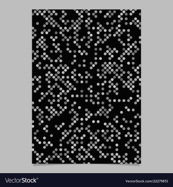 Abstract circle pattern poster template vector image Abstract circle pattern poster template vector image