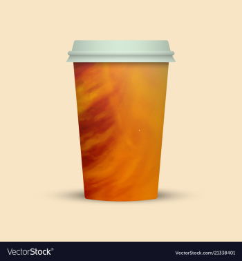 Abstract coffee cup to go vector image Abstract coffee cup to go vector image