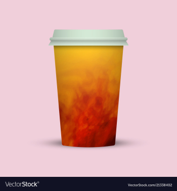 Abstract coffee cup to go vector image Abstract coffee cup to go vector image