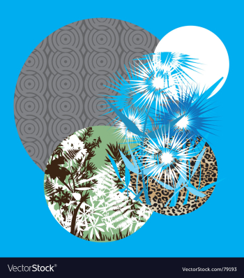Abstract collage vector image Abstract collage vector image