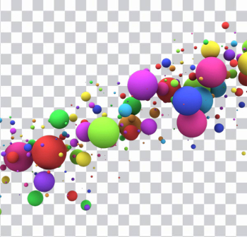 Abstract, Color balls, colored bubbles, multi color, abstract wallpaper, floating balls png free