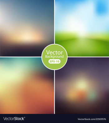 Abstract colorful blurred background vector image Abstract colorful blurred background vector image