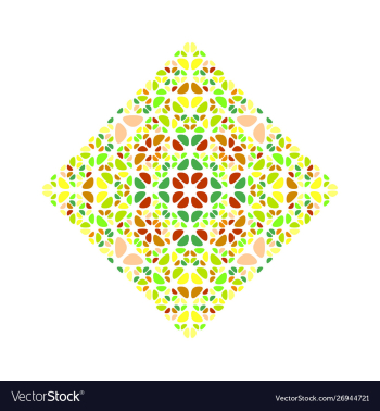 Abstract colorful isolated stone diagonal square vector image Abstract colorful isolated stone diagonal square vector image