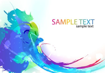 Abstract Colorful Paint Ink Splashes Background Abstract Colorful Paint Ink Splashes Background