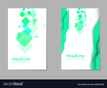 Abstract composition business card set box block vector image Abstract composition business card set box block vector image