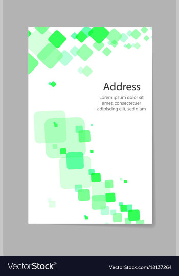 Abstract composition business card set box block vector image Abstract composition business card set box block vector image