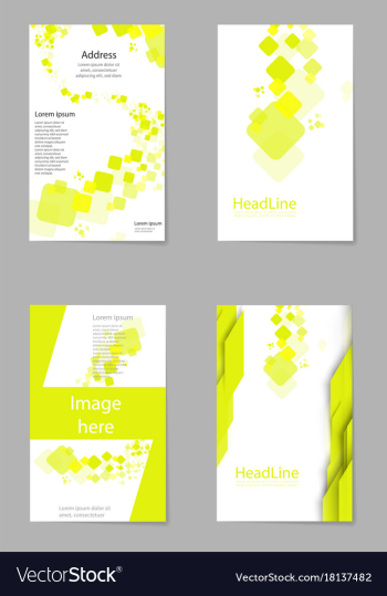 Abstract composition business card set box block vector image Abstract composition business card set box block vector image