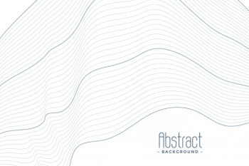 Abstract Contour Lines White Background | Download now free vectors on Freepik