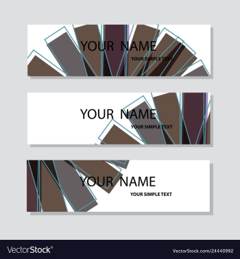Abstract corporate business banner template vector image Abstract corporate business banner template vector image