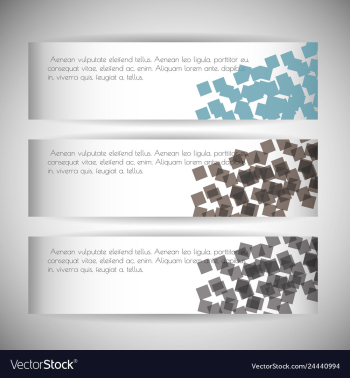 Abstract corporate business banner template vector image Abstract corporate business banner template vector image