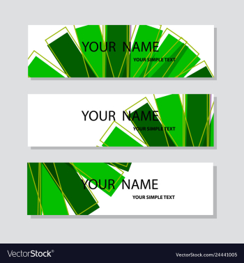 Abstract corporate business banner template vector image Abstract corporate business banner template vector image