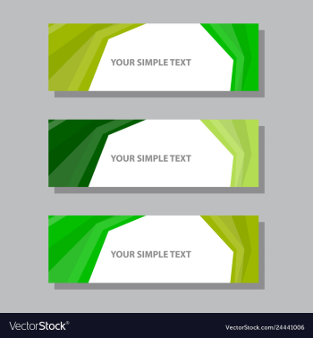 Abstract corporate business banner template vector image Abstract corporate business banner template vector image