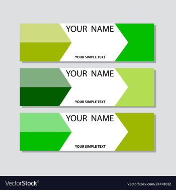 Abstract corporate business banner template vector image Abstract corporate business banner template vector image
