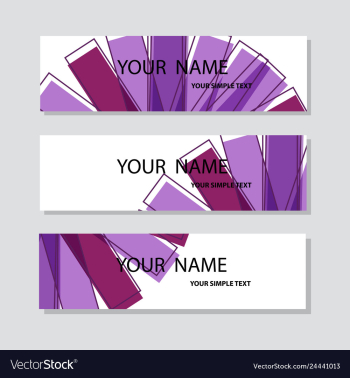 Abstract corporate business banner template vector image Abstract corporate business banner template vector image