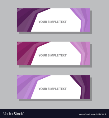 Abstract corporate business banner template vector image Abstract corporate business banner template vector image