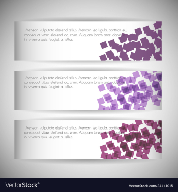 Abstract corporate business banner template vector image Abstract corporate business banner template vector image
