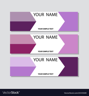 Abstract corporate business banner template vector image Abstract corporate business banner template vector image