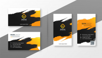 Abstract Creative Business Card Design | Download now free vectors on Freepik