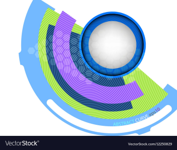 Abstract curve vector image Abstract curve vector image