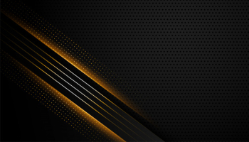 Abstract dark background with glowing lines design Free Vector