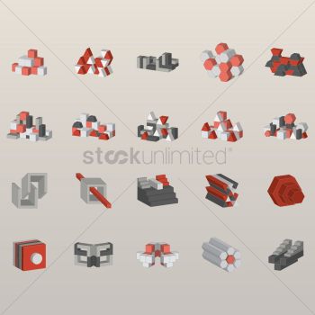 Abstract design elements Abstract design elements