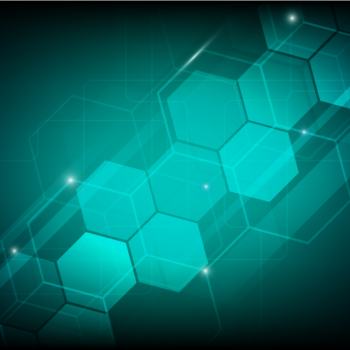 Abstract Digital Technology Background, Futuristic Structure ...