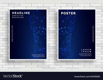 abstract digital technology poster template abstract digital technology poster template