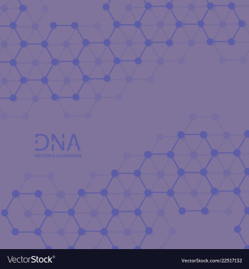 Abstract dna strand symbol isolated on white vector image
