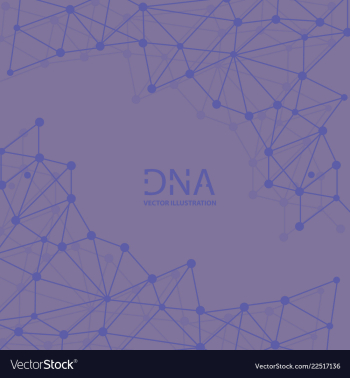 Abstract dna strand symbol isolated on white vector image