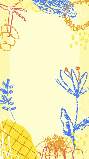 Abstract doodle phone wallpaper, colorful | Free PSD - rawpixel