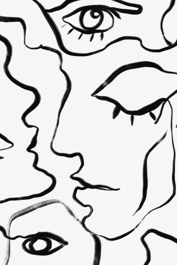 Abstract face background, black and | Free Photo - rawpixel Abstract face background, black and | Free Photo - rawpixel