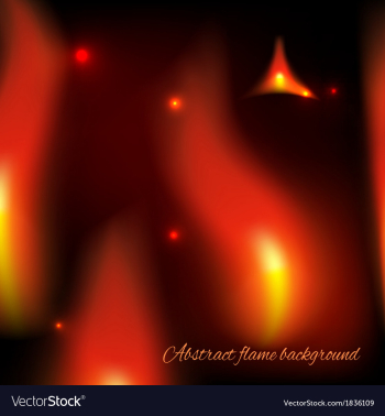 Abstract fiery background vector image Abstract fiery background vector image