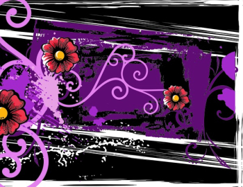 Abstract floral grunge background. Abstract floral grunge background.