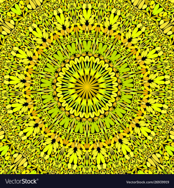 Abstract floral mandala background - circular vector image Abstract floral mandala background - circular vector image