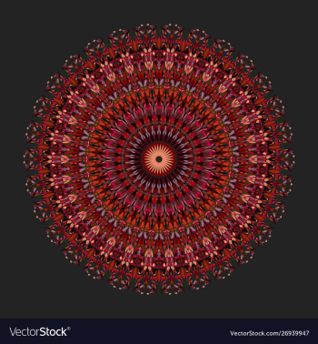 Abstract floral mandala design - graphic element vector image Abstract floral mandala design - graphic element vector image